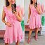 Vestido Vichy Rosa